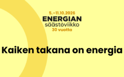 Energiansäästöviikon banneri