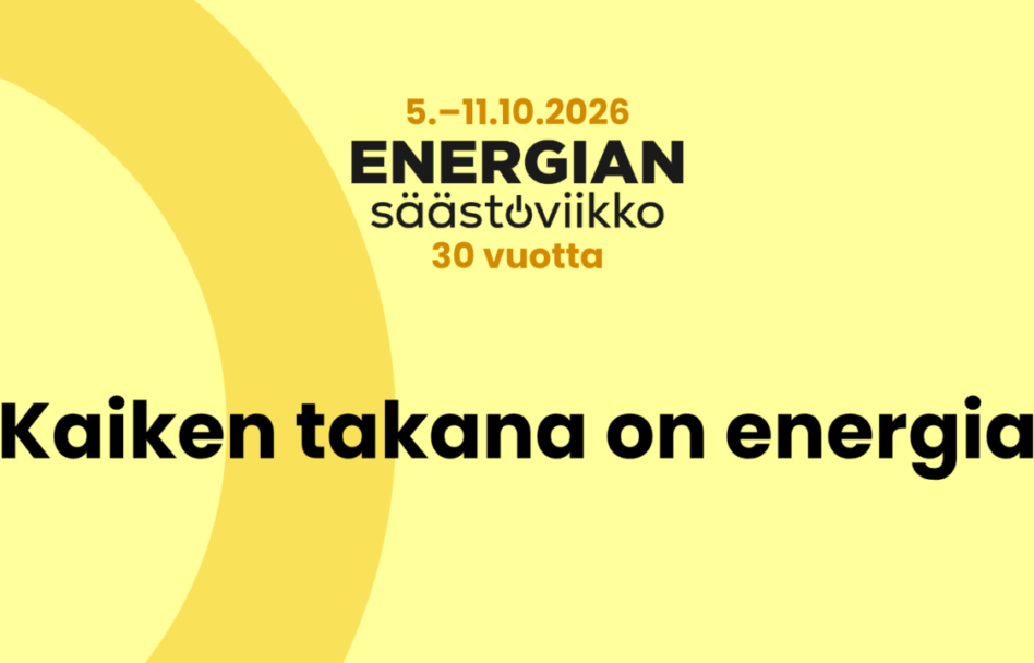 Energiansäästöviikon banneri
